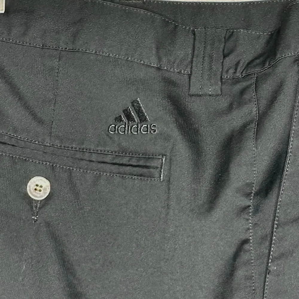 Adidas Shorts‎ Mens 40 Black Flat Front Chino Golf Sports  Outdoor  9